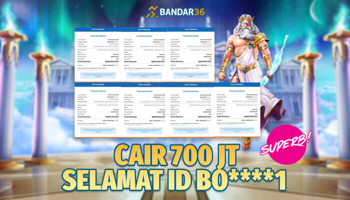 Auto Sultan! Member BANDAR36 Menang 700 Juta di Gates Of Olympus!