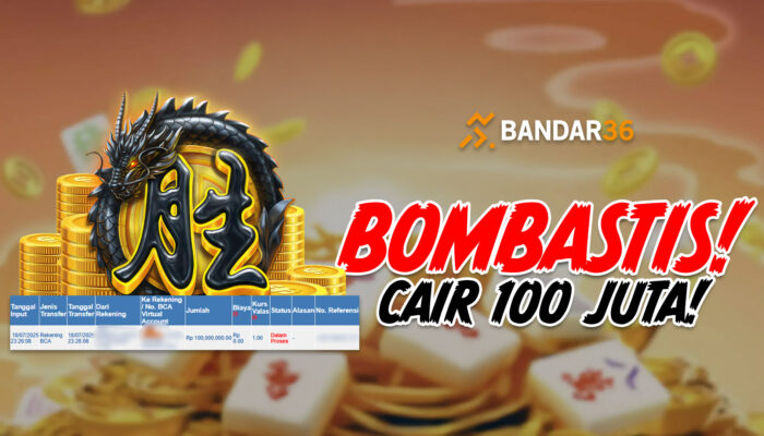 Bukti Mahjong Wins 3 Black Scatter Gacor di BANDAR36