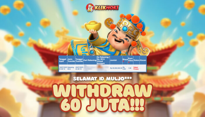 Kemenangan Sensasional Caishen Wins 60 Juta Modal 60 Ribu