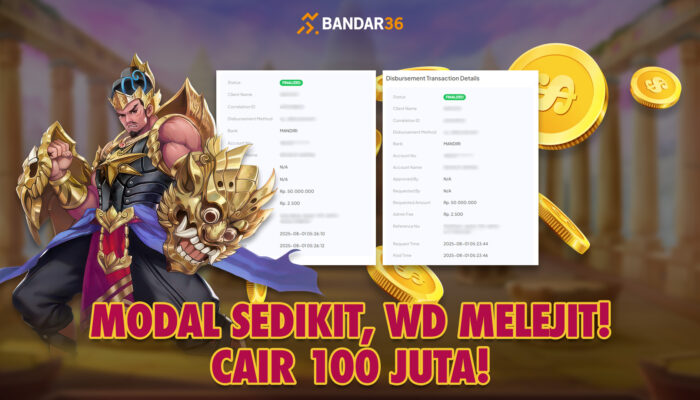 Kemenangan Fantastis 100 Juta Gates Gatotkaca di BANDAR36