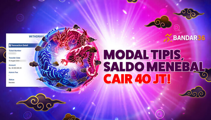 Kemenangan Member BANDAR36 Dragon Tiger Luck Rp55 Juta