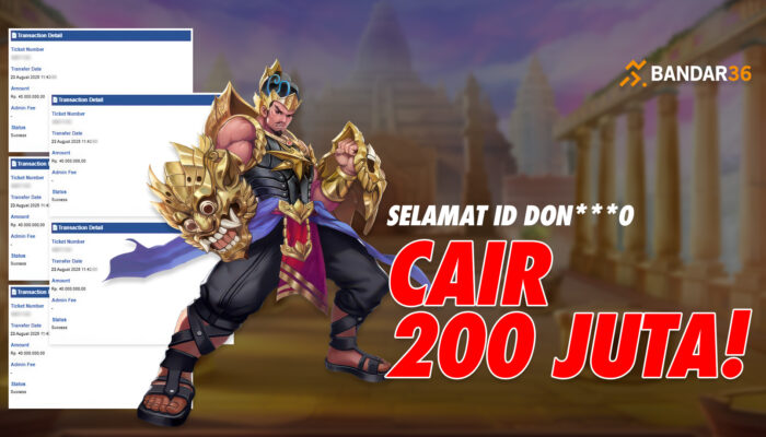 Kemenangan Gates of Gatotkaca 200 Juta di BANDAR36