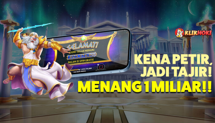 Jackpot Besar KLIKHOKI Olympus Raup Cuan 600 Juta!