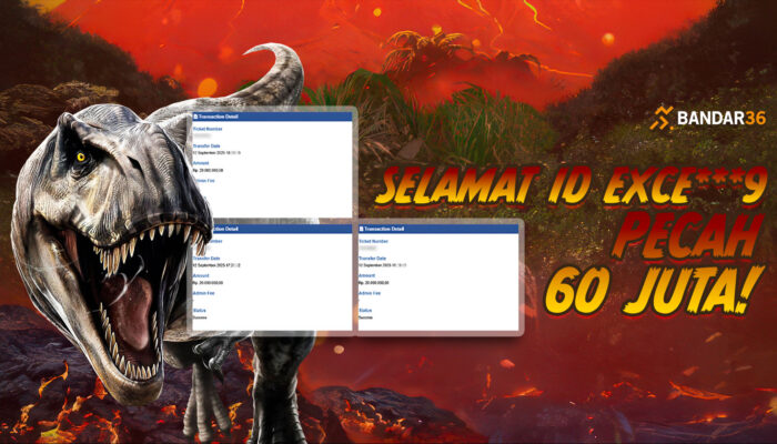 Kemenangan Jurassic Kingdom BANDAR36 Modal 380 Ribu