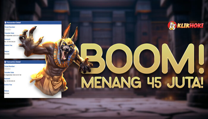 Kemenangan Anubis Wrath PG Soft Bawa Pulang 45 Juta