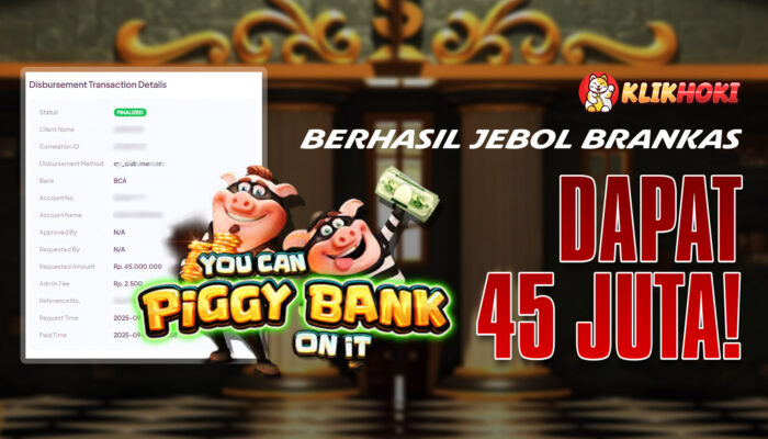 Kemenangan 45 Juta KLIKHOKI Hanya Modal Buyspin 160 Ribu