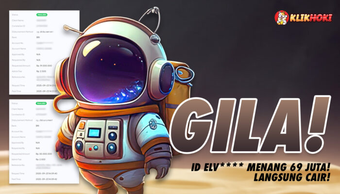 Kemenangan Gravity Bonanza Member KLIKHOKI Raih 69 Juta