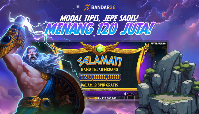 Kemenangan Gates of Olympus di BANDAR36: Raih 120 Juta!