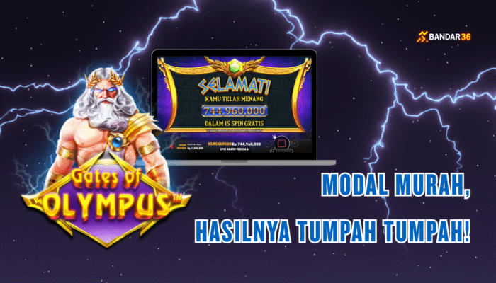 Kemenangan Spektakuler Gates of Olympus di BANDAR36