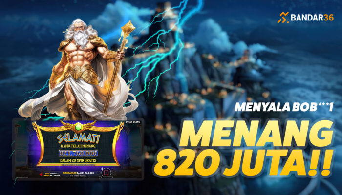 Testimoni Kemenangan Member BANDAR36: Menang 820 Juta