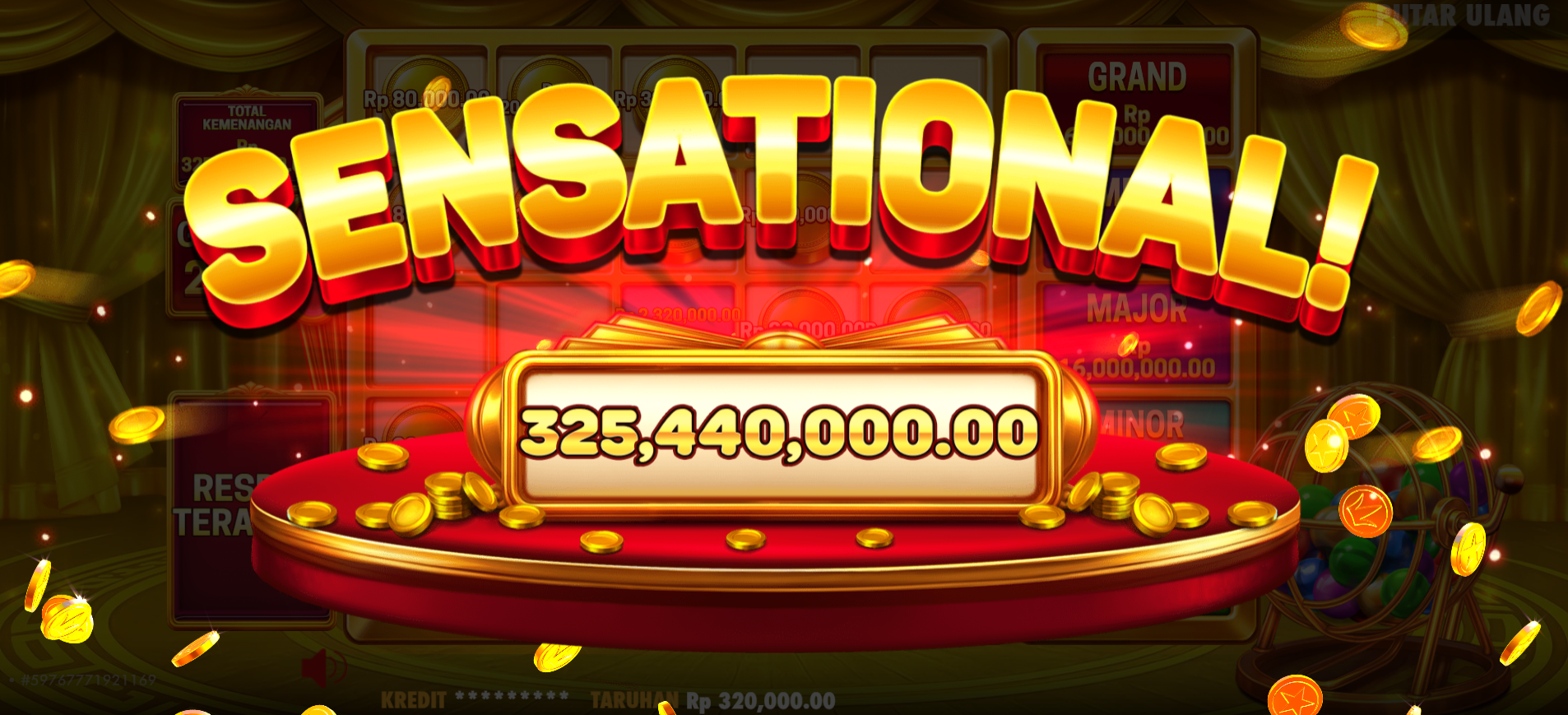 vito**** menang 325 juta