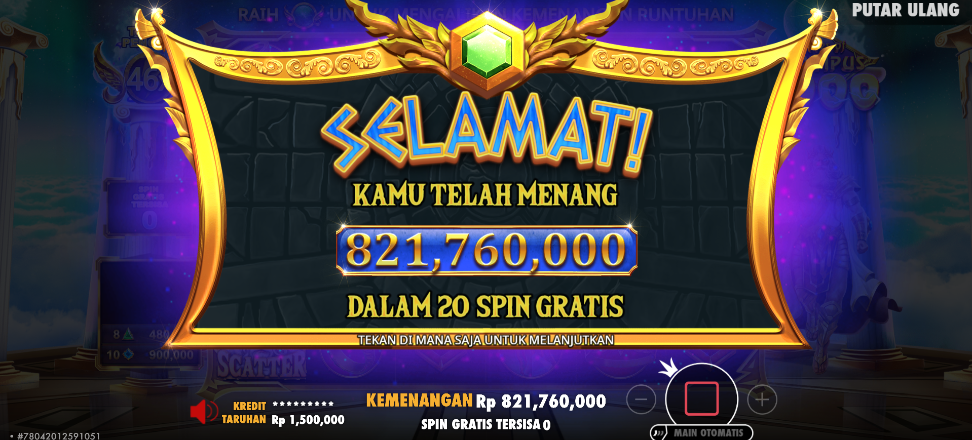 testimoni kemenangan member BANDAR36