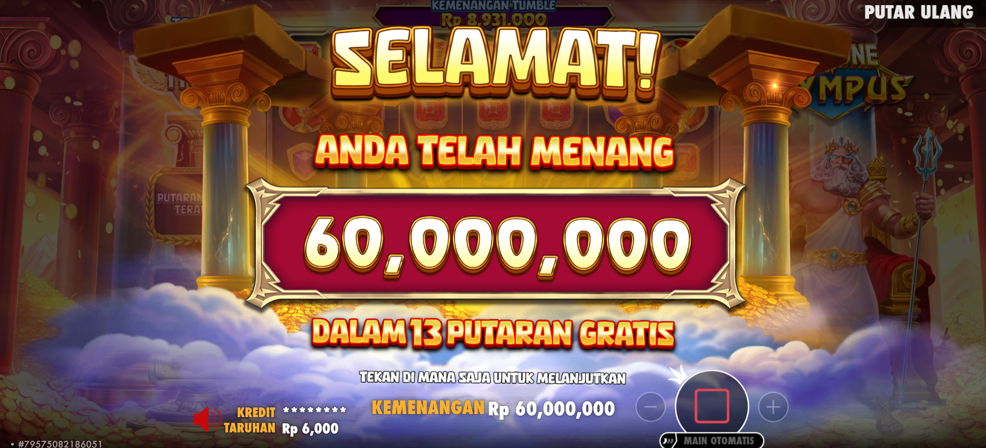 kemenangan fortune olympus klikhoki