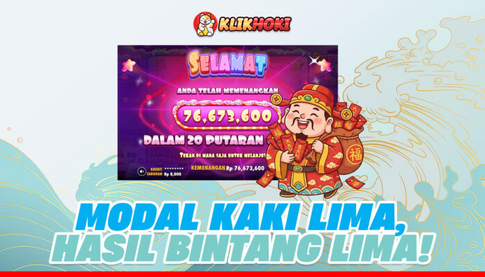 Kemenangan Besar Sugar Rush di KLIKHOKI:Tembus 76 Juta