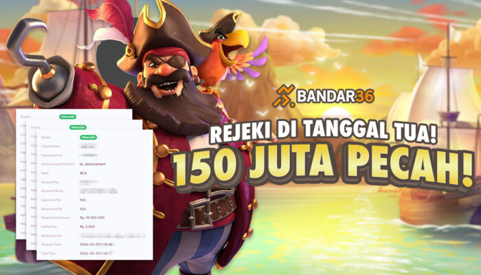 BOOM! Kemenangan 150 Juta BANDAR36! Player Auto Sultan!