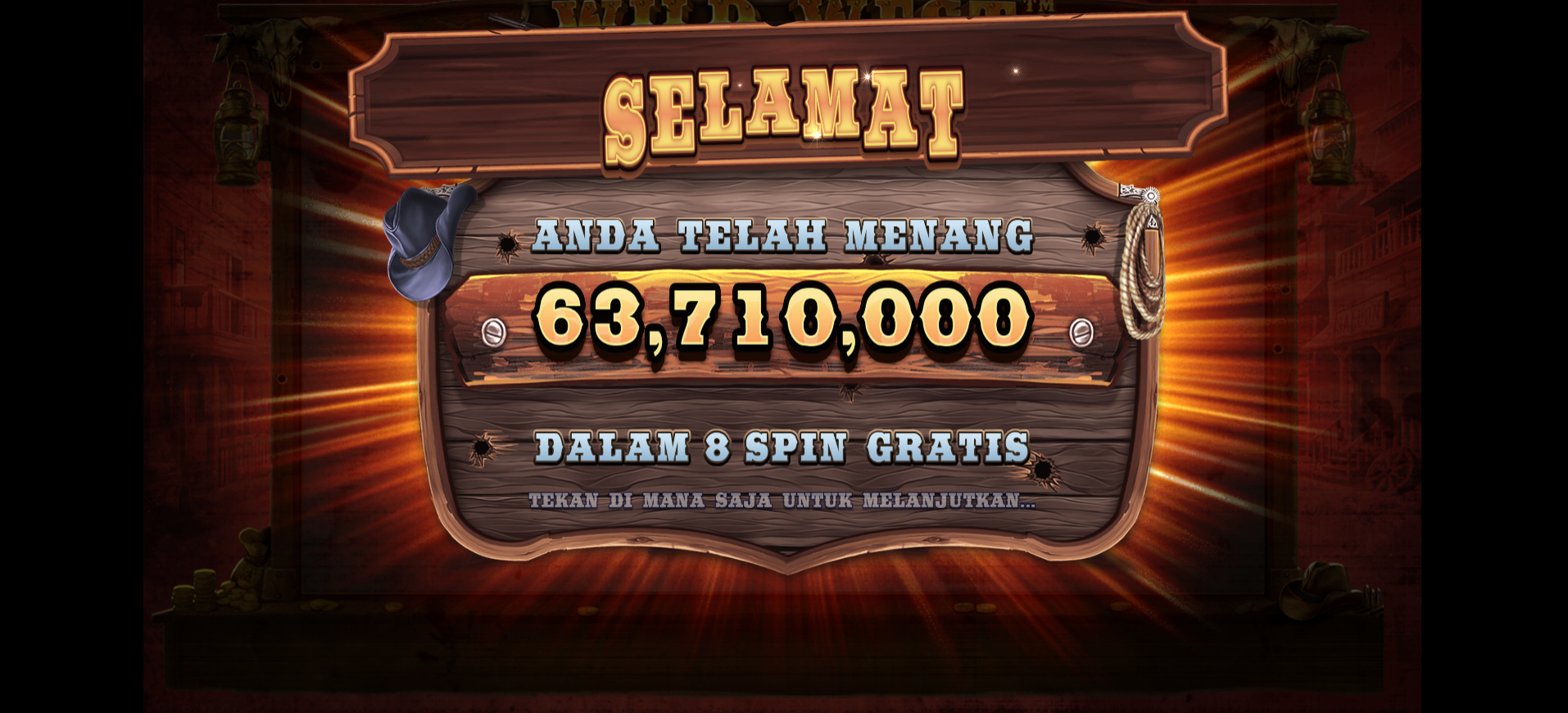 Kemenangan Wild West Gold KLIKHOKI