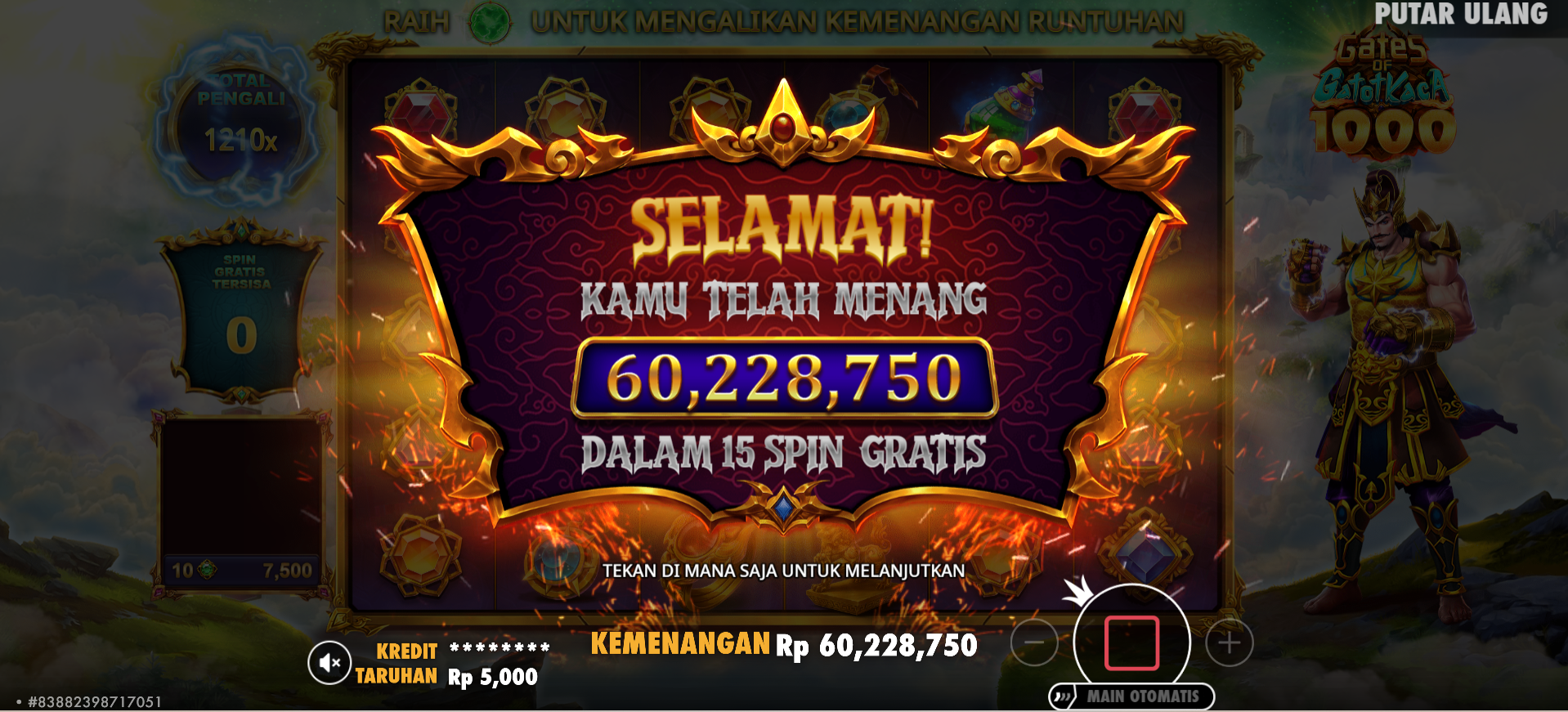 Kemenangan 60 Juta BANDAR36