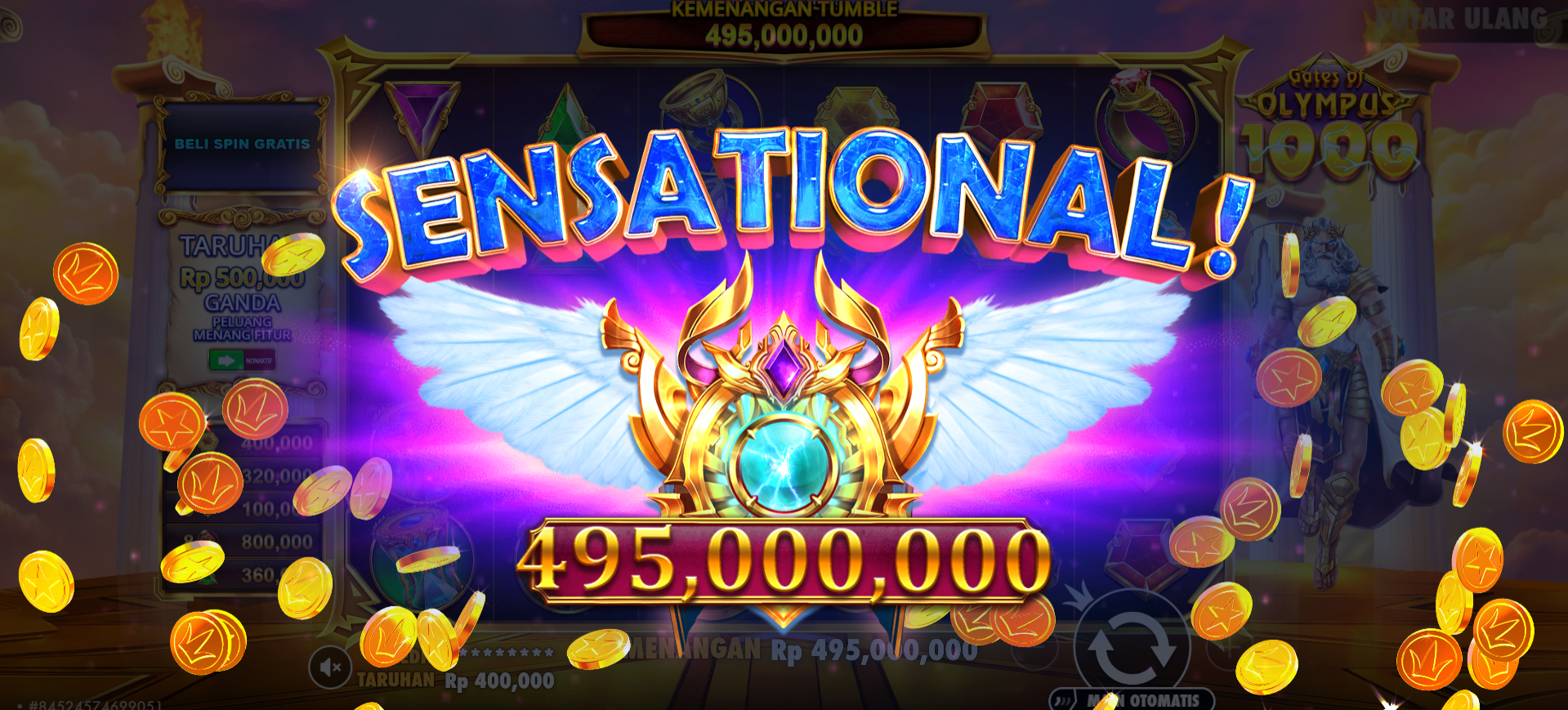 Kemenangan 495 Juta BANDAR36