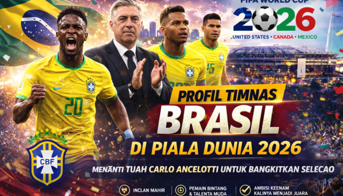 Profil Timnas Brasil di Piala Dunia 2026: Menanti Tuah Carlo Ancelotti untuk Bangkitkan Selecao