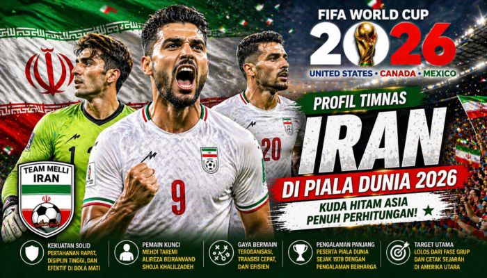 Profil Timnas Iran di Piala Dunia 2026: Kuda Hitam Asia yang Datang dengan Perhitungan Matang