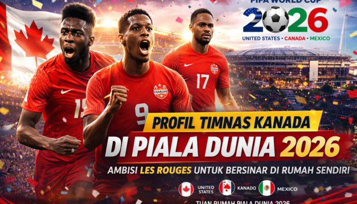 Profil Timnas Kanada di Piala Dunia 2026: Ambisi Les Rouges Bangkit dan Bersinar di Rumah Sendiri