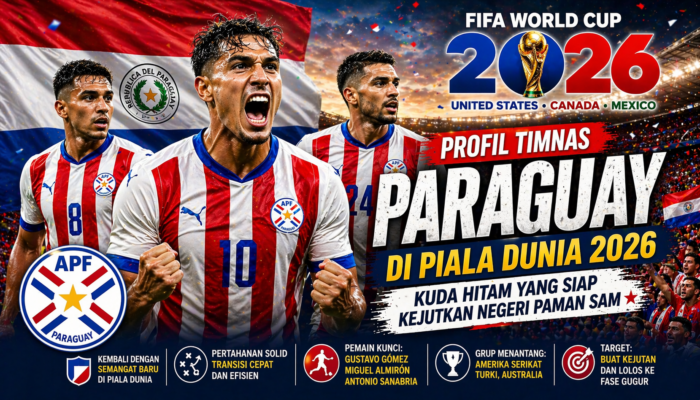 Profil Timnas Paraguay di Piala Dunia 2026: Kuda Hitam Amerika Selatan yang Siap Mengguncang Tuan Rumah