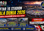Daftar 16 Stadion Piala Dunia 2026: Dari Markas NFL hingga Saksi “Gol Tangan Tuhan” Maradona