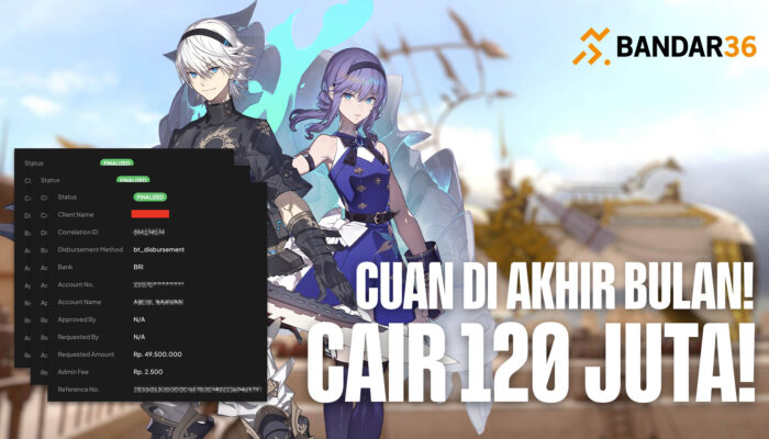 Kemenangan 120 Juta BANDAR36, Bet 20 Ribu Jadi Besar!