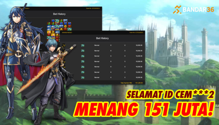 Kemenangan 151 Juta BANDAR36, Bet 1 Juta Jadi Buas!