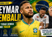 Neymar Kembali ke Timnas Brasil, tapi Tidak Semua Orang Yakin: Antara Harapan, Cedera, dan Taruhan Besar Ancelotti