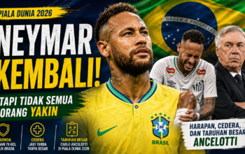 Neymar Kembali ke Timnas Brasil, tapi Tidak Semua Orang Yakin: Antara Harapan, Cedera, dan Taruhan Besar Ancelotti