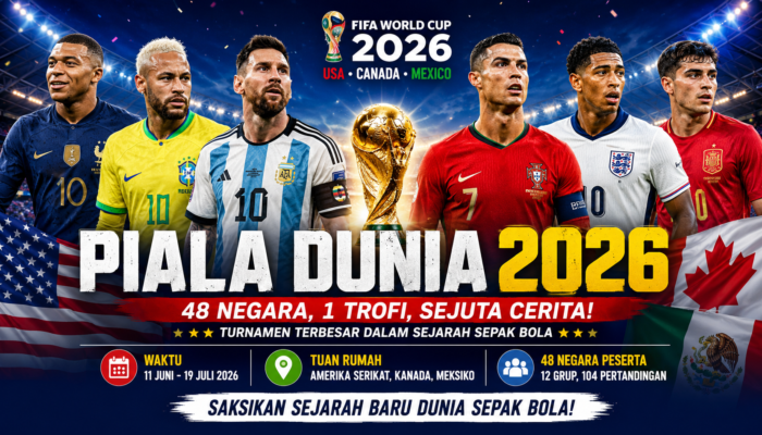 Piala Dunia 2026 Resmi Dimulai: Daftar Lengkap Skuad 48 Negara dan Deretan Bintang yang Siap Mengguncang Dunia