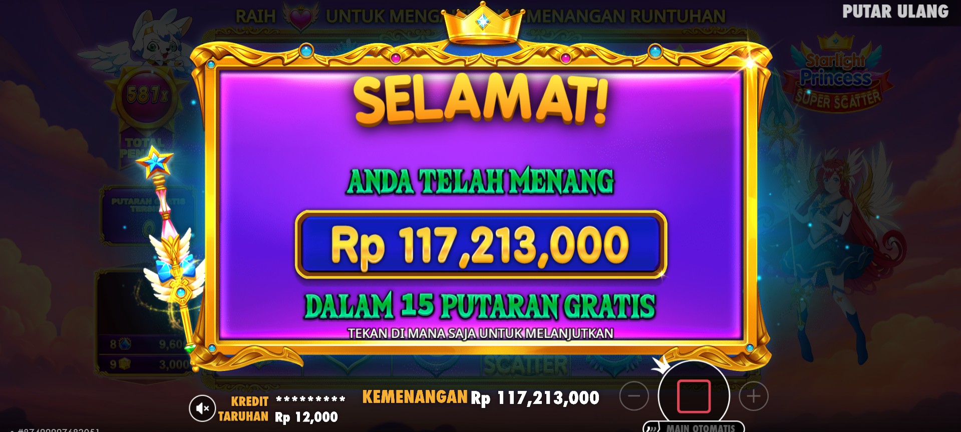 maxwin starlight princess klikhoki