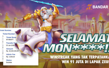 Dapat JP 91 juta di Gate of Olympus 1000 Bandar36