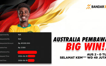 Member Bandar36 Big Win 49 Juta di Laga Piala Dunia 2026 Australia vs Turkiye