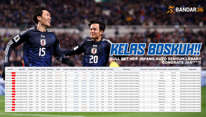 Pengalaman Member BANDAR36 Big Win 68 Juta Usai Pasang 9x Full HDP Jepang +0.50