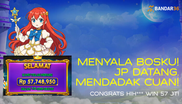 Menang Starlight Princess 1000, Member Bandar36 Raih JP 57 Juta!