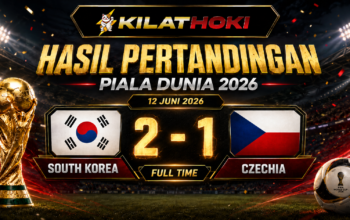 Hwang Inbeom merayakan gol Korea Selatan vs Ceko di Piala Dunia FIFA 2026.