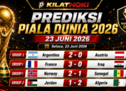 Prediksi Skor Piala Dunia 2026 tanggal 23 Juni untuk Argentina vs Austria, France vs Iraq, Norway vs Senegal, dan Jordan vs Algeria