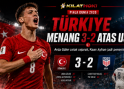 Arda Güler merayakan gol saat Türkiye menang atas USA di Piala Dunia 2026