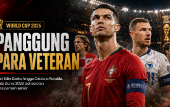Legenda Piala Dunia 2026 Cristiano Ronaldo Edin Dzeko dan Luka Modric