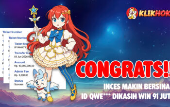 Member KlikHoki berhasil meraih Maxwin Starlight Princess 1000