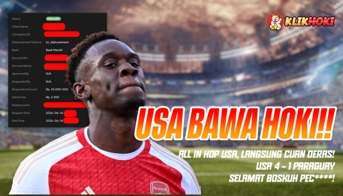 Member Klikhoki Menang USA Setelah All In HDP di Laga USA vs Paraguay