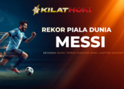 Lionel Messi merayakan hat-trick Argentina melawan Aljazair di Piala Dunia 2026