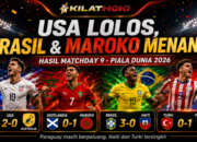 Hasil Piala Dunia 2026 matchday 9 Amerika lolos, Brasil dan Maroko menang.