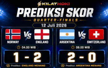 Prediksi Skor Perempat Final Piala Dunia 2026: Norwegia vs Inggris dan Argentina vs Swiss