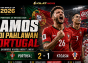 Portugal vs Kroasia 2026 – Ramos Jadi Pahlawan Portugal di Laga Dramatis