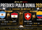 Prediksi Skor Argentina Egypt Babak 16 Besar Piala Dunia 2026