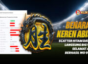 Testimoni Member KLIKHOKI berhasil WD Rp99 juta setelah mendapatkan Scatter Hitam dan Big Win