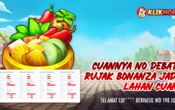 WD KLIKHOKI 198 Juta dari permainan Rujak Bonanza